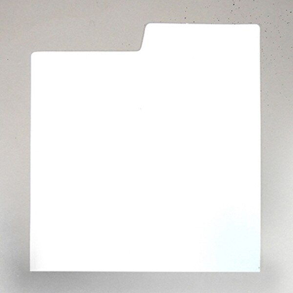 White Plastic LP Record Divider Car